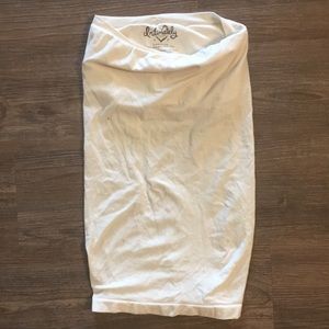 Free People Tube top with shelf bra